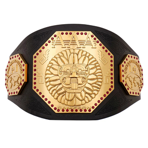 Ceinture de champion personnalisée en alliage de zinc pour tournois sportifs, plaque métallique vierge, logo personnalisé, vente en gros - Product Image 1
