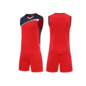 High Quality 100% Polyester Custom Sublimation Quick Dry Breathable Volleyball Uniforms Unisex Set Design Wholesale 220g - Product Image 1