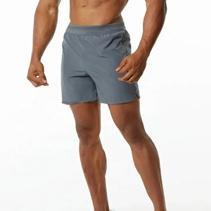 Pantalones cortos de verano para hombre, de tela de lana, cintura elástica, antiarrugas, ecológicos, estilo urbano, en oferta. - Product Image 5