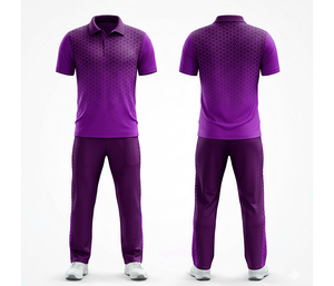 Conjunto de Uniforme de Cricket Ligero con Estampado Personalizado, Jersey y Pantalones Azul, Negro y Blanco para Hombre, Kit de Equipo Transpirable de Secado Rápido - Product Image 2
