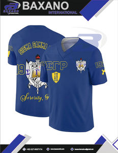 T-shirt de la sororité Sigma Gamma Rho, T-shirt en coton bleu avec lettres grecques SGR, vêtements de sororité, T-shirt universitaire, personnalisable avec n'importe quel design - Product Image 4