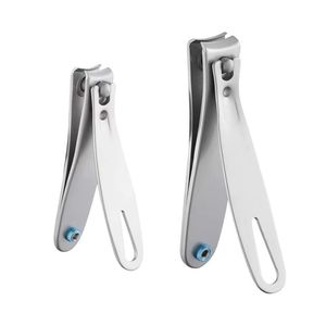 Lanyard Hole <b>Nail</b> Clipper Silver Stainless Steel Professional Finger Trimmer Portable Manicure Personal Care Grooming Device - Product Image 4