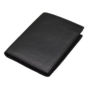 <b>Men's</b> Genuine Leather Slim Trifold <b>Wallet</b> Fold Closure Minimalist Short Length Daily Use - Product Image 1