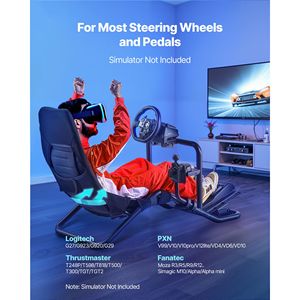 Supporto per Volante da Corsa Resistente con Simulatore Integrato per Logitech G25 G27 G29 G920 G923 Thrustmaster T3 G29 - Product Image 2
