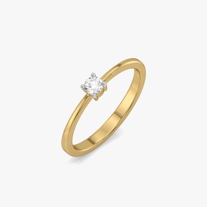 Wholesale 1.00CT IGI Certified Lab Grown Round Brilliant Cut Diamond 18K Solid Yellow Gold. D-F Color | VVS1-VVS2 Clarity | - Product Image 5