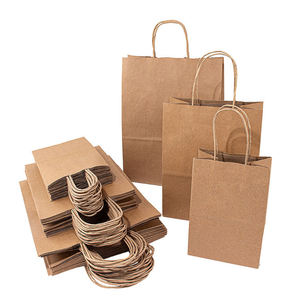 Venta directa de fábrica de bolsas de papel kraft duraderas, ecológicas y para el hogar, ideales para regalos, manualidades y compras. - Product Image 2
