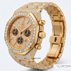 Reloj de Lujo con Diamantes Moissanite para Hombre y Mujer, Estilo Hip Hop, Brillante, de Diseño Premium - Product Image 1