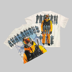 Ropa Urbana Moderna, 100% Algodón Tejido, Estampado Gráfico DTG, Corte Holgado, Ligero, Suave y Cómodo, Hombros Caídos - Product Image 6