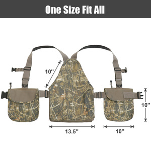 Chaleco de Caza Ligero con Camuflaje y Correas, con Espacio de Almacenamiento Expandible en la Espalda, Fabricado en Lona - Product Image 6