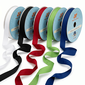 Cinta de grosgrain negra de 12 mm al por mayor para envolver regalos, lazos para el cabello, embalaje, costura, manualidades, decoración, accesorios para eventos y estilismo. - Product Image 5