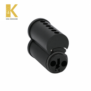 Cilindro de cerradura SFIC de repuesto rápido, latón negro mate, 6 pines, ranura en L, para seguridad de puertas comerciales - Product Image 6