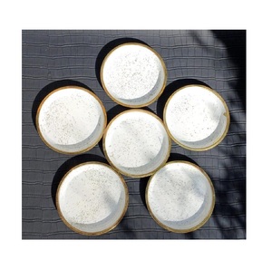 Retro Metal Drink Coaster Decorative Glass <b>Mat</b> Casted Silver Tone Cup Pad Table Decor Restaurant Hotel Supplies Tabletop Coaster - Product Image 3