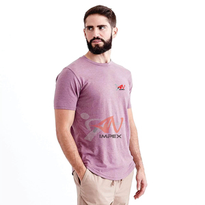 T-shirt uni pour homme à manches courtes, tailles XXS à 3XL - Product Image 2