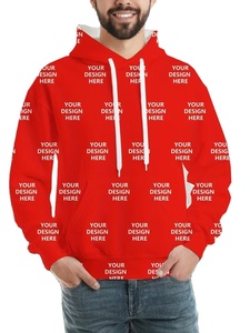 Customized Photo/Logo Men's Lined Fleece Pullover Hoodie Full-Body Printed Cartoon Pattern Eco-Friendly Multi-Color Options Soft - Product Image 4