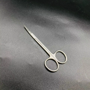 กรรไกรตัดผมโค้ง 11 ซม. สแตนเลสสตีล |   กรรไกรผ่าตัดแบบใช้ซ้ำได้ |   เครื่องมือตัดทางการแพทย์ที่มีความแม่นยำสูง - Product Image 1