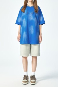 เสื้อยืดโอเวอร์ไซส์ขายส่ง ผู้ชาย สตรีทแวร์แบบกำหนดเอง ยูนิเซ็กซ์ ทรงไหล่ตก ผ้าฝ้าย 100% 300 กรัม - Product Image 5