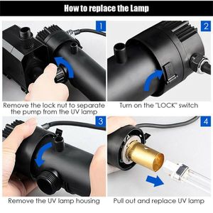 Bomba de Filtración para Estanques 4 en 1 con Fuente y Equipo de Desinfección, Equipo Acuático Multiusos - Product Image 6