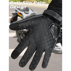 Guantes de Motocicleta Premium de Poliéster, Nailon y Poliuretano, Impermeables, con Pantalla Táctil, Dedos Completos, Antideslizantes, Unisex, para Carreras, Esquí y Deportes - Product Image 3