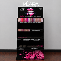 Expositor de Acrílico de Lujo Personalizado de Múltiples Niveles para Cosméticos, Perfumes, Pestañas, Lápices Labiales, para Tiendas de Maquillaje y Comercios Minoristas