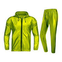 Combinaison de sudation intégrale en polyester de haute qualité pour hommes, pour la perte de poids, le fitness, la course à pied, la performance athlétique, OEM