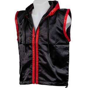 Chaquetas de Boxeo sin Mangas con Cierre para Hombre, Transpirables, para Entrenamiento de MMA y Gimnasio, Diseño Moderno, Corte Atlético - Product Image 4