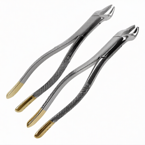 Juego de 2 Pinzas Manuales TC para Extracción Dental # 53L & # Herramientas ergonómicas de extracción quirúrgica de carburo de tungsteno para molares izquierdos/derechos 53R - Product Image 1