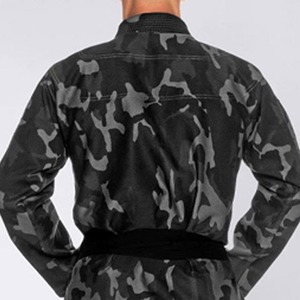 Kimono de BJJ unisexe camouflage en Spandex/Coton Biologique, coupe ample, durable, pour arts martiaux, entraînement et compétition adulte, personnalisable - Product Image 2