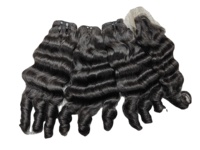Vente en gros meilleurs cheveux bruts vietnamiens cambodgiens birmans crépus bouclés cheveux humains crépus Curl paquet de cheveux 8-40 pouces queues de cheval