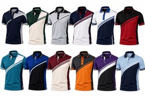 เสื้อโปโลชายสั่งทำพิเศษ แขนสั้น ระบายอากาศได้ดี ผ้าฝ้ายผสมโพลีเอสเตอร์ เสื้อกอล์ฟลำลอง ชุดยูนิฟอร์ม รับผลิตตามแบบ (OEM) ขายส่งเสื้อโปโล - Product Image 6