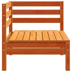 Cera marrone massello legno di pino 2 pezzi angolo Patio divani per giardino divani - Product Image 5