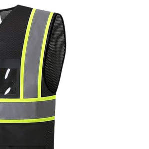 Chaleco de Seguridad Ajustable de Alta Calidad con Múltiples Bolsillos, Parche con Logotipo Reflectante, Chaleco de Seguridad para el Trabajo, Servicio OEM - Product Image 3