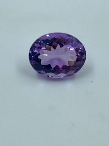 Pierre précieuse améthyste violette de qualité supérieure, forme ovale, 9,78 carats, 12,70x16 mm, pour la fabrication de bijoux - Product Image 4