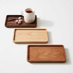Nouveaux plateaux et assiettes en bois, artisanat indien, design moderne et luxueux, vaisselle résistante au lave-vaisselle, plats à collation - Product Image 2