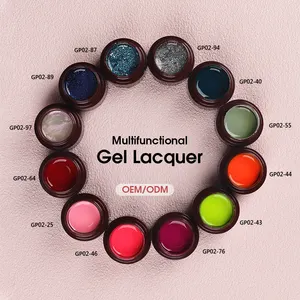 Benutzer definiertes Etikett Gel Nagellack cremiger Farben Malgel mehrfarbig UV Gel Nail Art DIY