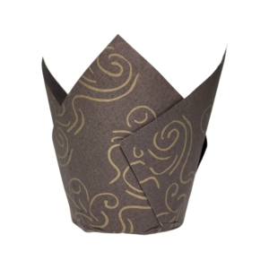 Youyang Tulip vàng in cupcake lót mỡ bằng chứng Lò an toàn <span class=keywords><strong>Muffin</strong></span> ly lễ hội dịp bánh công cụ nướng - Product Image 2