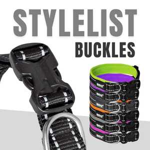 Premium Soft Padded Dog <b>Collar</b> OEM ODM Custom Logo Adjustable Reflective Pet <b>Collar</b> Direct Manufacturer - Product Image 4
