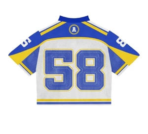 Camisetas de Fútbol Americano Personalizadas Sublimadas, Estilo Retro, a la Moda, 100% Poliéster, de Secado Rápido - Product Image 2