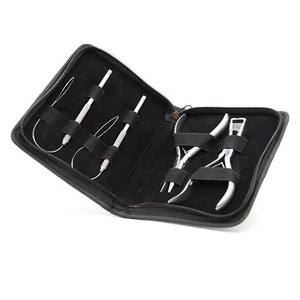 Kit d'outils professionnels en acier inoxydable de haute qualité pour l'application et le retrait d'extensions de cheveux à bandes adhésives – Vente en gros - Product Image 1