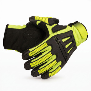 Guantes de Trabajo de Seguridad Industriales Reforzados de Cuero Sintético Tamaño XL Amara Duraderos con Origen en Pakistán - Product Image 3