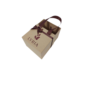 Cajas de Regalo Biodegradables Hechas a Mano con Estampado en Relieve de Lámina Dorada, Reciclables, Personalizables, con Laminación Mate, de Papel - Product Image 1