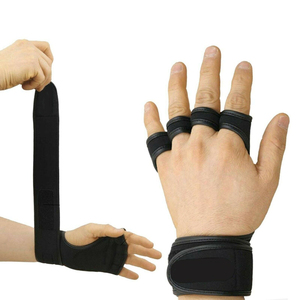Gants de musculation avec coussinets de préhension pour la paume et support de poignet, pour la gym et le fitness, avec services OEM ODM - Product Image 3