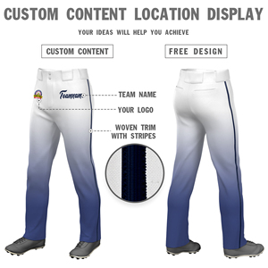 Pantalon d'uniforme de baseball et softball unisexe grande taille pour adulte, taille élastique, tissu respirant, extensible dans les quatre sens, imprimé drapeau, confortable - Product Image 5