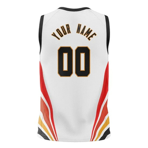 เสื้อบาสเก็ตบอลแบบใหม่สั่งทำได้ ยูนิเซ็กซ์ ระบายอากาศได้ดี พิมพ์ลายแบบ Sublimation โลโก้ด้านหน้า ดีไซน์โดดเด่น ทรงพอดีตัว - Product Image 4