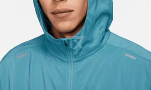 Pakistan Men's <b>Winter</b> Windbreaker <b>Jacket</b> 100% Nylon Canvas Hooded <b>Waterproof</b> Front Logo Customizable - Product Image 5