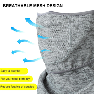 Masque balaclava chaud personnalisé avec logo pour adultes, tissu respirant pour les sports d'hiver, la moto, les activités de plein air et la pêche - Product Image 6