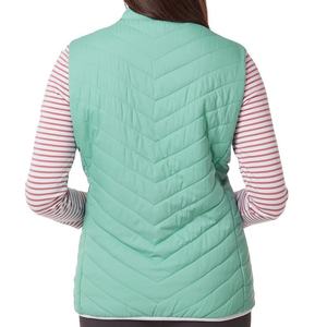 Gilet matelassé pour femme, ultra-léger, écologique, respirant, coupe-vent, rembourré en polyester, hydrofuge, pliable, brodé - Product Image 6