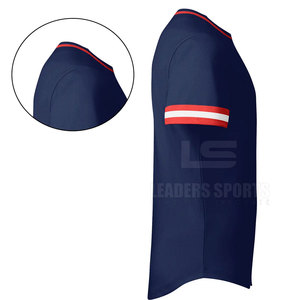 เสื้อเบสบอลสีสันตามสั่ง แห้งเร็ว ระบายอากาศ ป้องกันแบคทีเรีย แขนสั้น ทรงปกติ สำหรับผู้ชาย ฤดูร้อน โพลีเอสเตอร์ 100% - Product Image 5