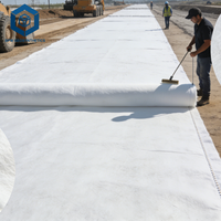 Fournisseur direct d'usine de membrane géotextile non tissée, géotissu pour l'amélioration des sols