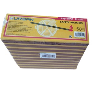 Cerillas para Barbacoa Extra Largas de 182 mm, Duraderas, con Logotipo Impreso, Larga Duración, India, 182x63.5x18 mm, 50 Unidades - Product Image 5