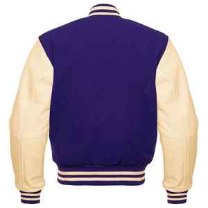 Hot Selling Men's Custom Cool Wool Body <b>Leather</b> Sleeve Baseball Bomber Varsity <b>Jackets</b> Stand Hooded <b>Winter</b> Letterman <b>Jacket</b> - Product Image 6